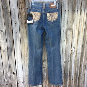 NWT Lawman Western Vintage Snakeskin Jeans 5